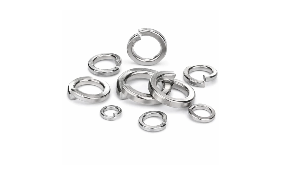 Spring washers for fastening assemblies